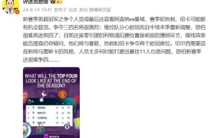 准不准？詹俊曾预测阿森纳与曼城争冠，利物浦与曼联、热刺争欧冠